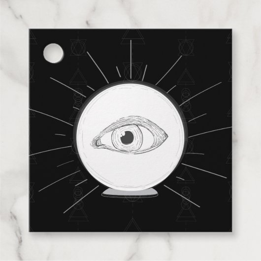 Fortune Teller Eye Seer Esoteric Crystal Ball Geschenkanhänger (Vorderseite)