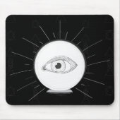 Fortune Teller Eye Seer Esoteric Crystal Ball Mousepad (Vorne)