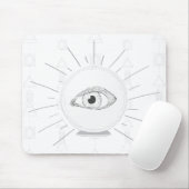 Fortune Teller Eye Seer Esoteric Crystal Ball Mousepad (Mit Mouse)