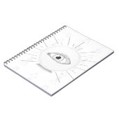 Fortune Teller Eye Seer Esoteric Crystal Ball Notizblock (Linke Seite)