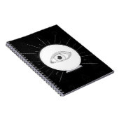 Fortune Teller Eye Seer Esoteric Crystal Ball Notizblock (Rechte Seite)