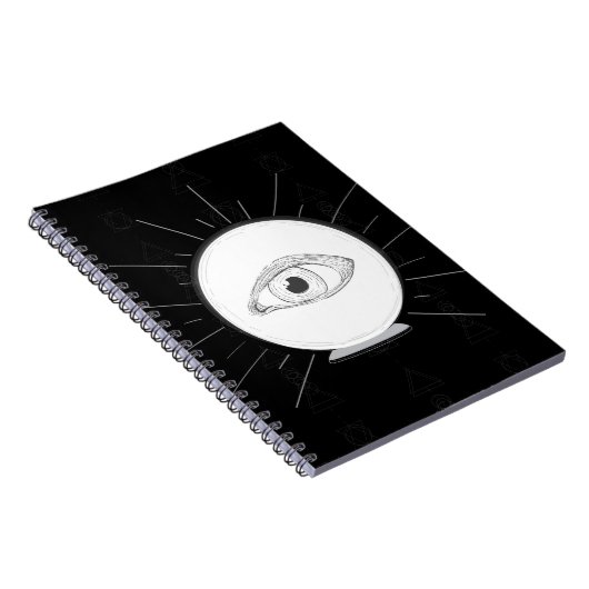 Fortune Teller Eye Seer Esoteric Crystal Ball Notizblock (Rechte Seite)