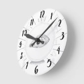 Fortune Teller Eye Seer Esoteric Crystal Ball Runde Wanduhr (Winkel)