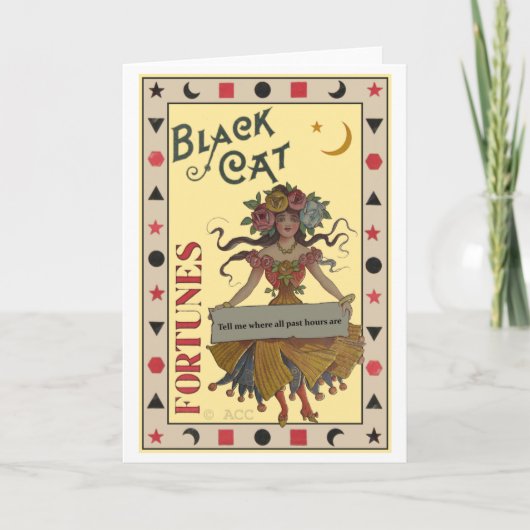 Fortune Teller Halloween Card Karte (Vorderseite)