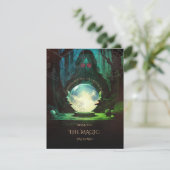 Fortune Teller Halloween Danke-Karte RSVP Karte (Stehend Vorderseite)