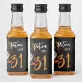 Fortune Teller Halloween-Flaschenetikett Alkoholflaschenetikett (Flaschen)