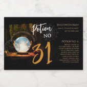 Fortune Teller Halloween-Flaschenetikett Alkoholflaschenetikett (Einzelnes Label)