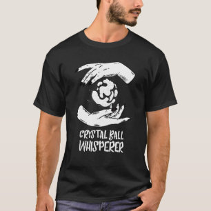 Fortune Teller Hand Psychische Kristall Ball Mysti T-Shirt