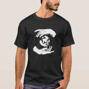 Fortune Teller Hand Psychische Kristall Ball Mysti T-Shirt
