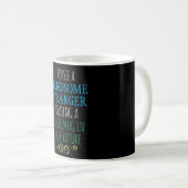 FORTUNE TELLER HANDSOME STRANGER KÜNFTIGE KAFFEE T KAFFEETASSE (VorderseiteRechts)