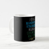 FORTUNE TELLER HANDSOME STRANGER KÜNFTIGE KAFFEE T KAFFEETASSE (Vorderseite Links)