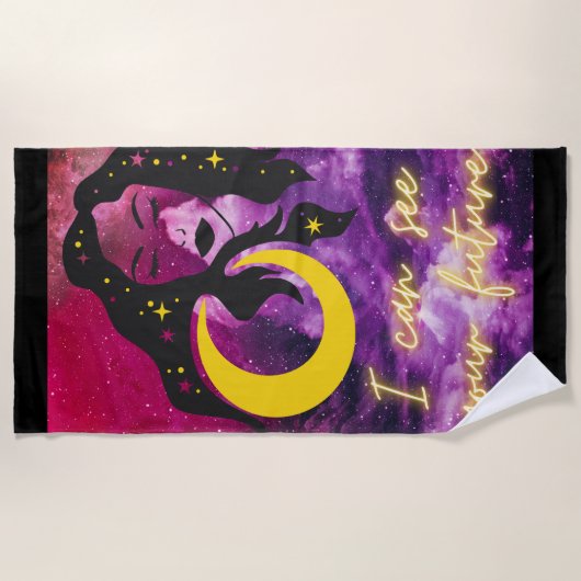 Fortune Teller - "Ich kann deine Zukunft sehen" Ga Strandtuch (Vorderseite)