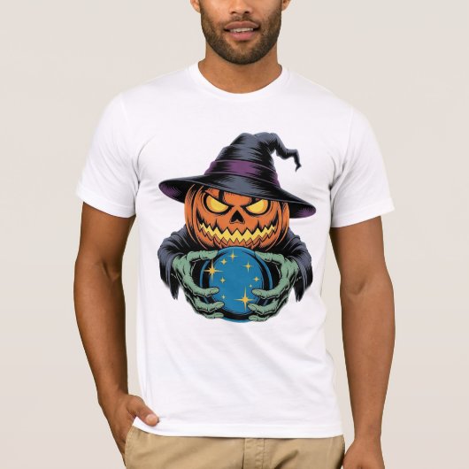 Fortune Teller Jack Halloween T-Shirt (Vorderseite)