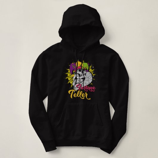Fortune Teller Magic Occult Tarot Cards Hoodie (Design vorne)