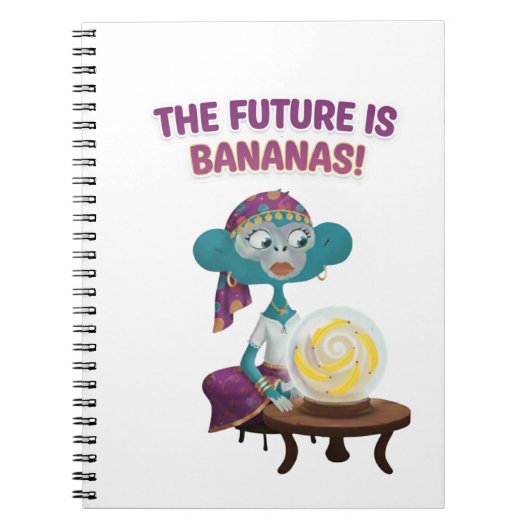 Fortune teller monkey notizblock (Vorderseite)