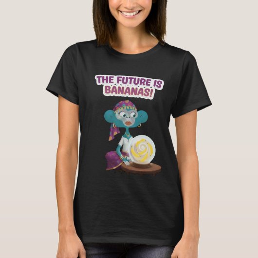 Fortune teller monkey T-Shirt (Vorderseite)