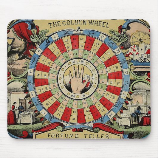 *FORTUNE-TELLER/MYSTIC/PALM READER'S* MOUSEPAD (Vorne)