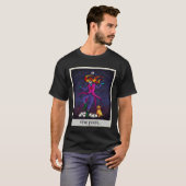 Fortune Teller Mythical The Fool with skulls Tarot T-Shirt (Vorne ganz)