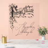 Fortune Teller Name Skript Akryllische Zeichen Acrylschild (Hochzeit)