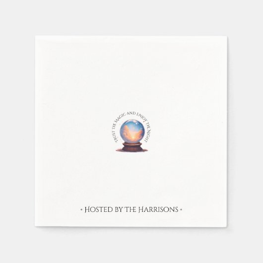 Fortune Teller Orb Halloween Napkins Serviette (Vorderseite)