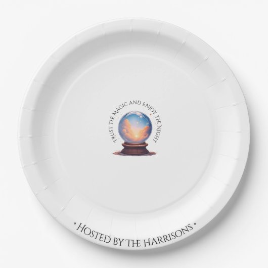 Fortune Teller Orb Halloween Plate (Vorderseite)