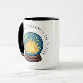 Fortune Teller Orb Halloween Tasse (Vorderseite Links)