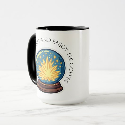 Fortune Teller Orb Halloween Tasse (Vorderseite Links)