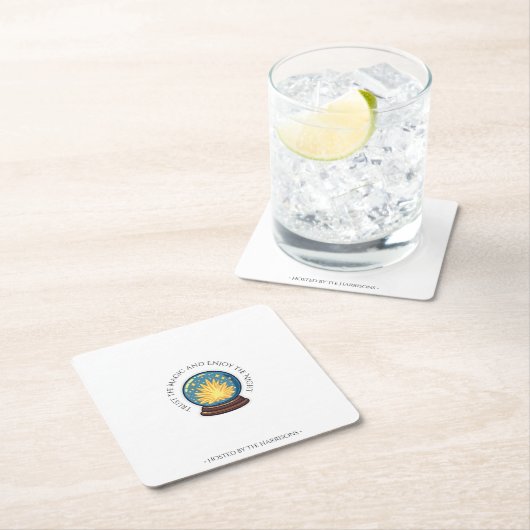 Fortune Teller Orb Halloween Untersetzer (Vor Ort)