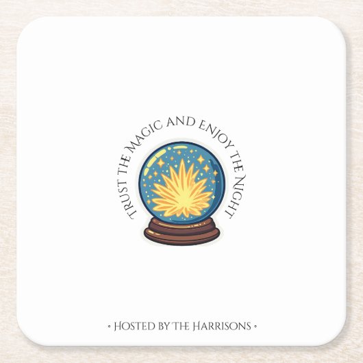 Fortune Teller Orb Halloween Untersetzer (Vorderseite)