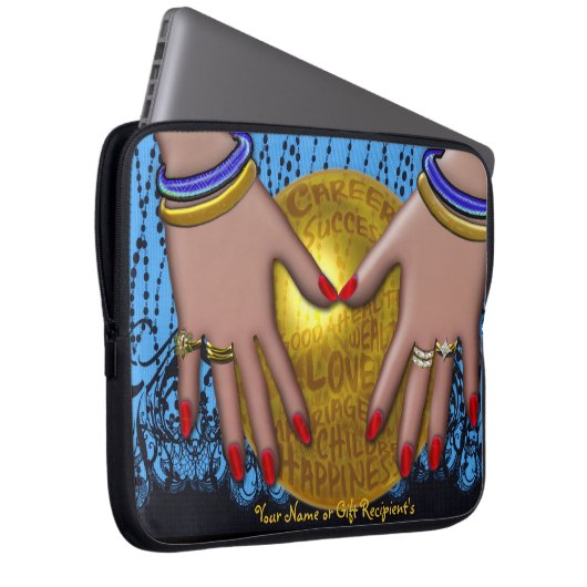 Fortune Teller - Personalisiert Laptopschutzhülle (Vorne Rechts)