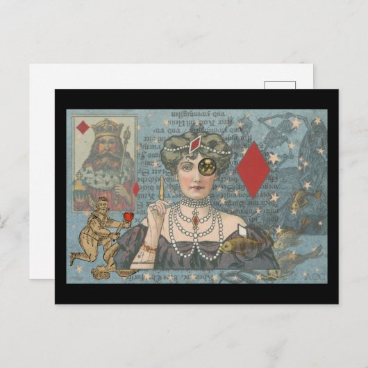 Fortune Teller Postkarte (Vorne/Hinten)