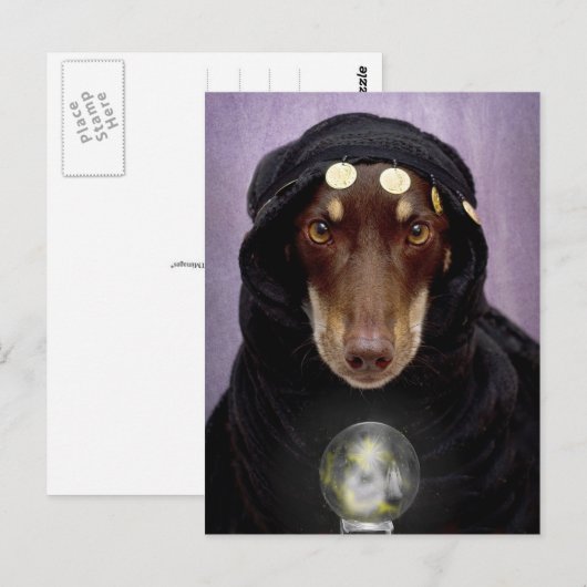 Fortune Teller Postkarte (Vorne/Hinten)