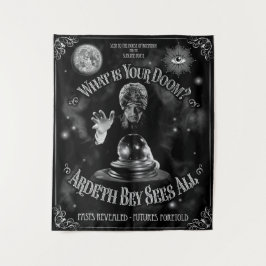 Fortune Teller Sideshow Banner Wandteppich