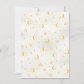 Fortune Teller Sinti und Roma Gender Reveal Party Einladung (Rückseite)