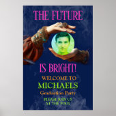 Fortune Teller The Future Is Bright  Graduation Poster (Vorne)