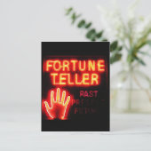 Fortune Teller - Vergangenheit und Zukunft Postkarte (Stehend Vorderseite)