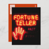 Fortune Teller - Vergangenheit und Zukunft Postkarte (Vorne/Hinten)