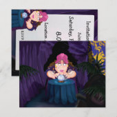 Fortune Tellers Tent Einladung (Vorne/Hinten)