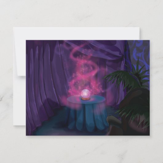 Fortune Tellers Zent Einladung (Vorderseite)