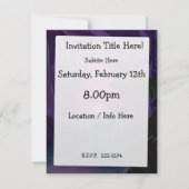 Fortune Tellers Zent Einladung (Rückseite)