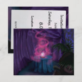 Fortune Tellers Zent Einladung (Vorne/Hinten)