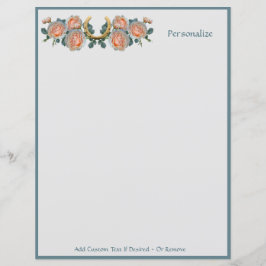 Fortune Viel Glück Horseshoe Floral Personalize