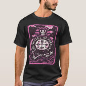 Fortune Wheel Tarot Card Mystical Cards Funny Occu T-Shirt (Vorderseite)