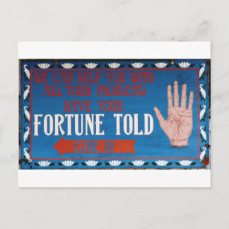 Fortunes Told Postkarte