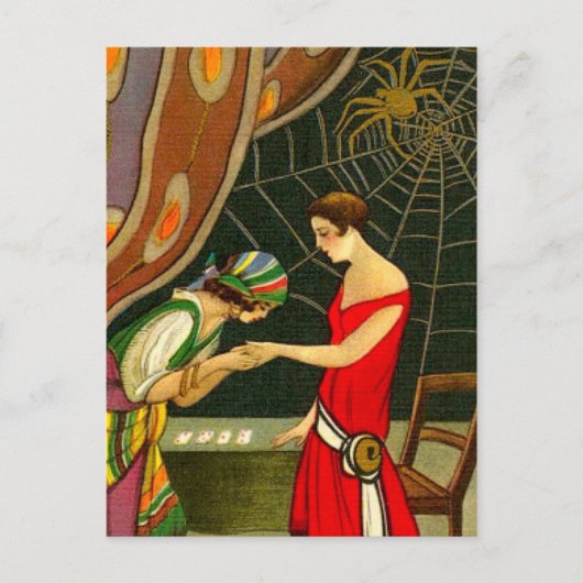 Fortuneteller Postkarte (Vorderseite)