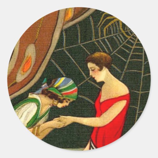 Fortuneteller Quadratischer Aufkleber (Vorderseite)