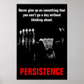 Fortwährende Bodybuilding Poster (Vorne)