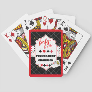 Forty Fives Turnier-Champion Spielkarten