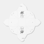 Forty Silver Disco Ball 40th Birthday Party Geschenkschachtel (Ungefaltet)