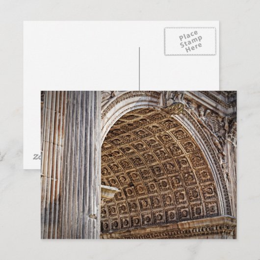 Forum Arch of Septimius Severus Postcard Postkarte (Vorne/Hinten)